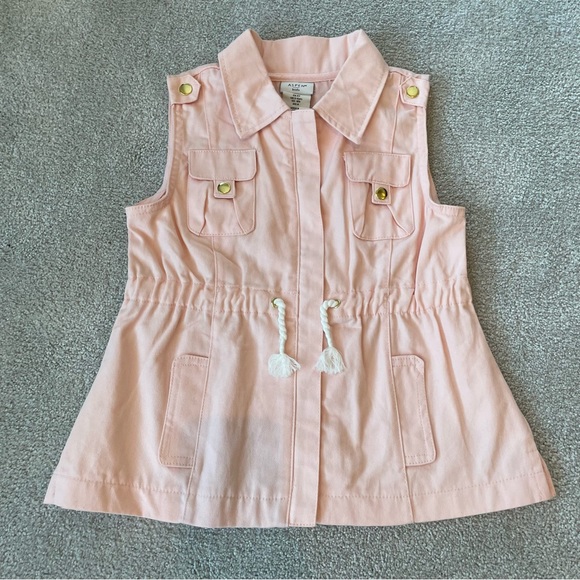 NWT Aspen Kids Pink Vest. Size 6 - Picture 6 of 8